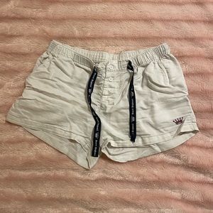 Size Small Royal Highnies ladies lounge shorts in white